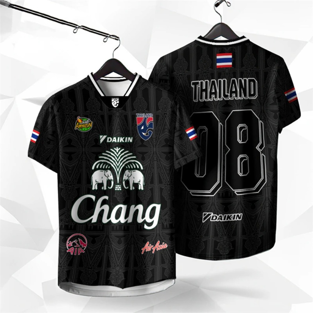 Thai Silk Blouse - 3D Print Thailand Elephant Sport Quickdry
