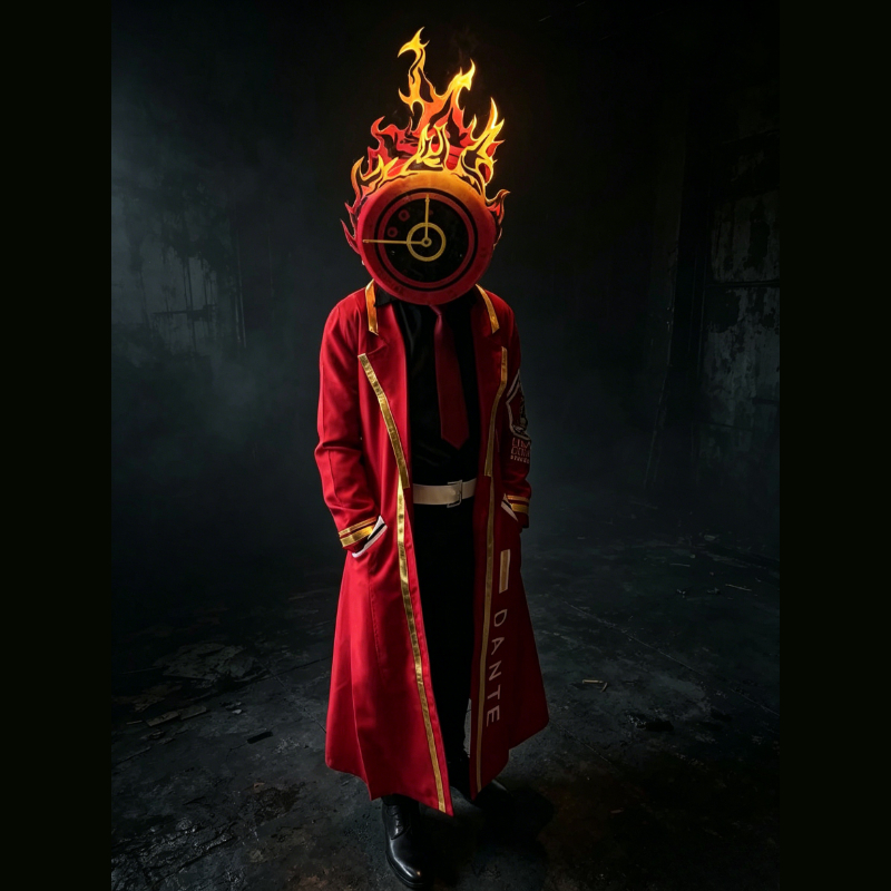 Haori Japanese Jacket - DMC 5 Dante Cosplay Costume Adult