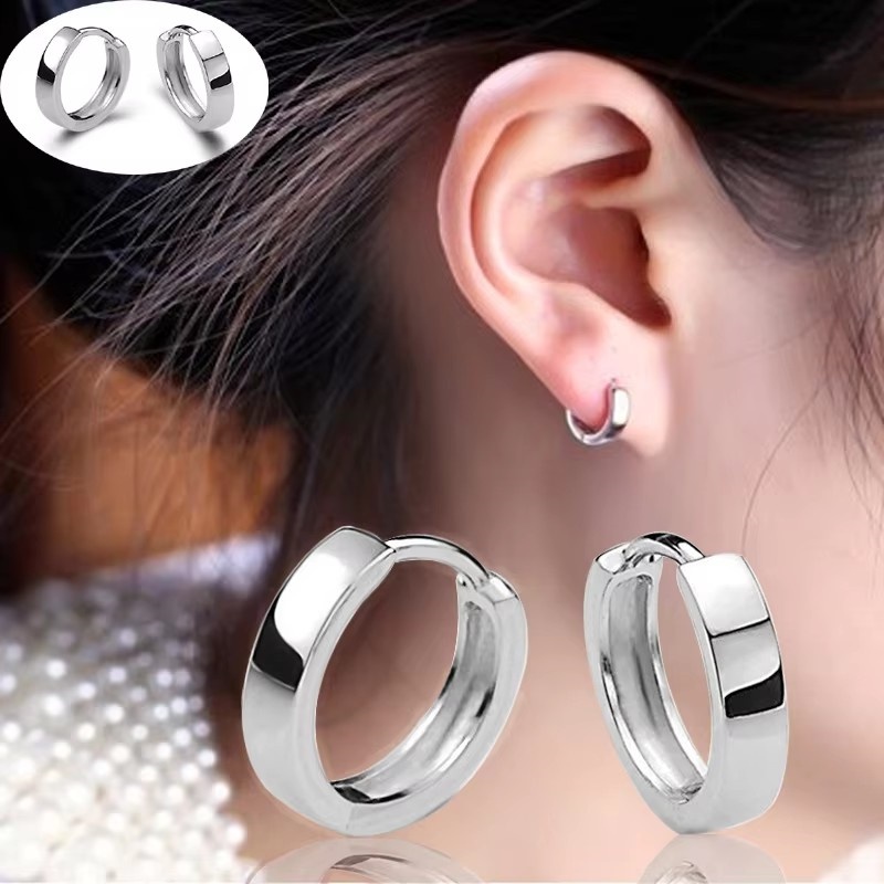 Women'S Ethnic Fashion Brands - New Fashion Brand Smooth Metal Earrings