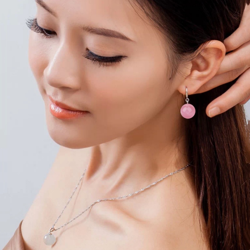 Ethnic Fashion Boutique - New Fashion Boutique Earrings Pink Natural