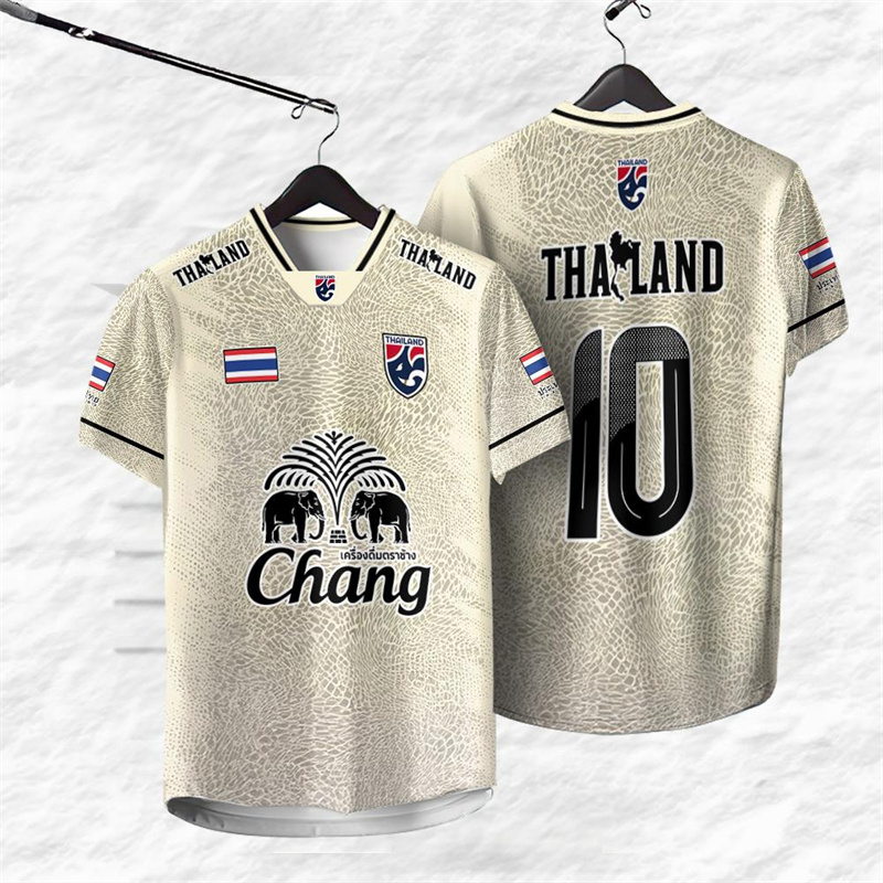 Thai Silk Blouse - Thailand Number 10 Jersey T-shirt For