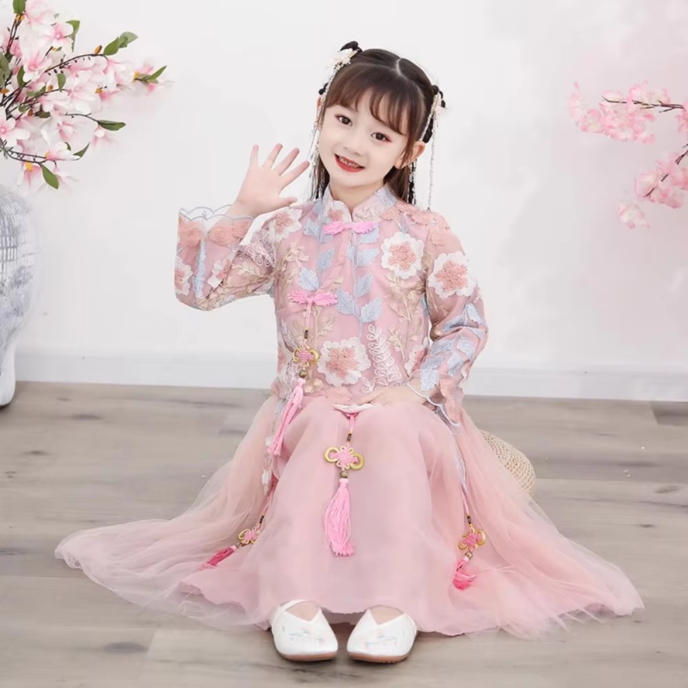 Kids Clothes Girl Dress Childr - Ethnic Wear For Kids Fashion Show ulasan dan harga