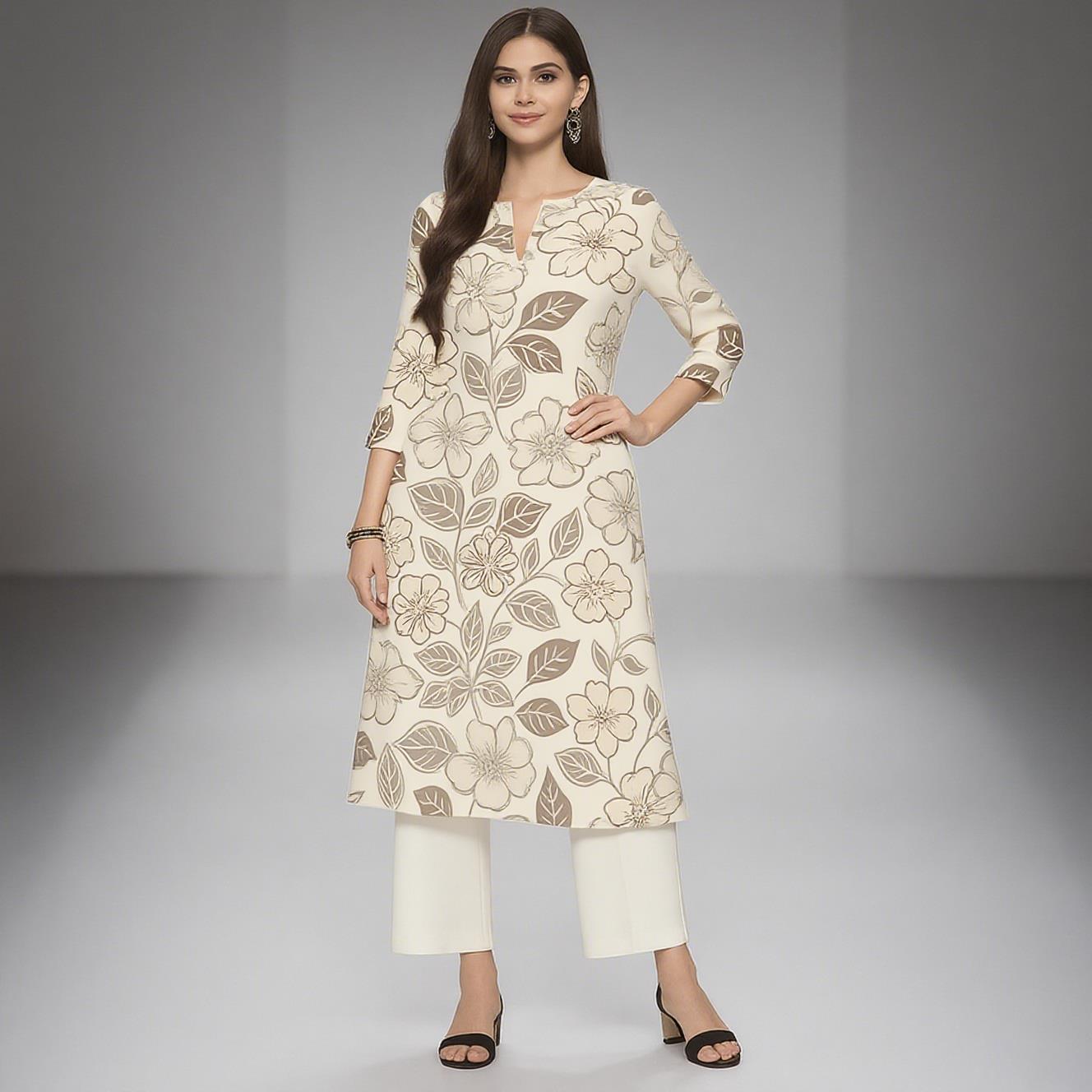 Muslim Women's Kurt Casual Fas - Ethnic Fashion Kurtis ulasan dan harga
