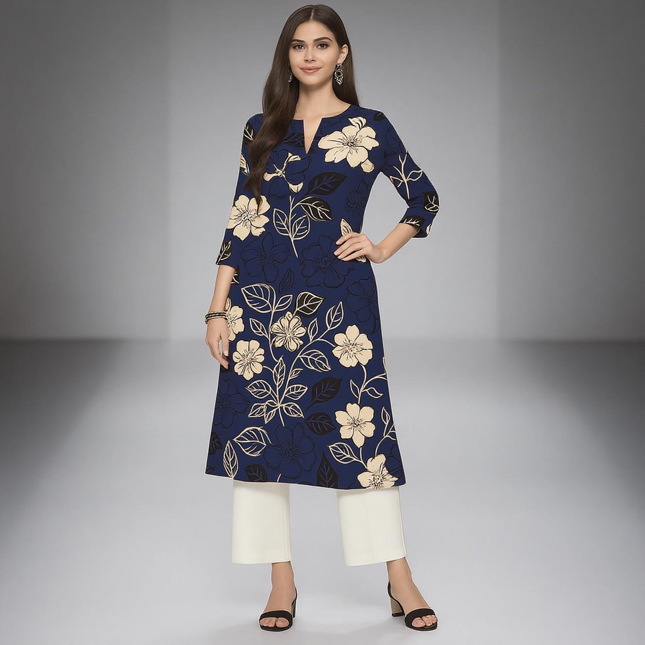 Muslim Women's Kurt Casual Fas - Ethnic Fashion Kurtis ulasan dan harga