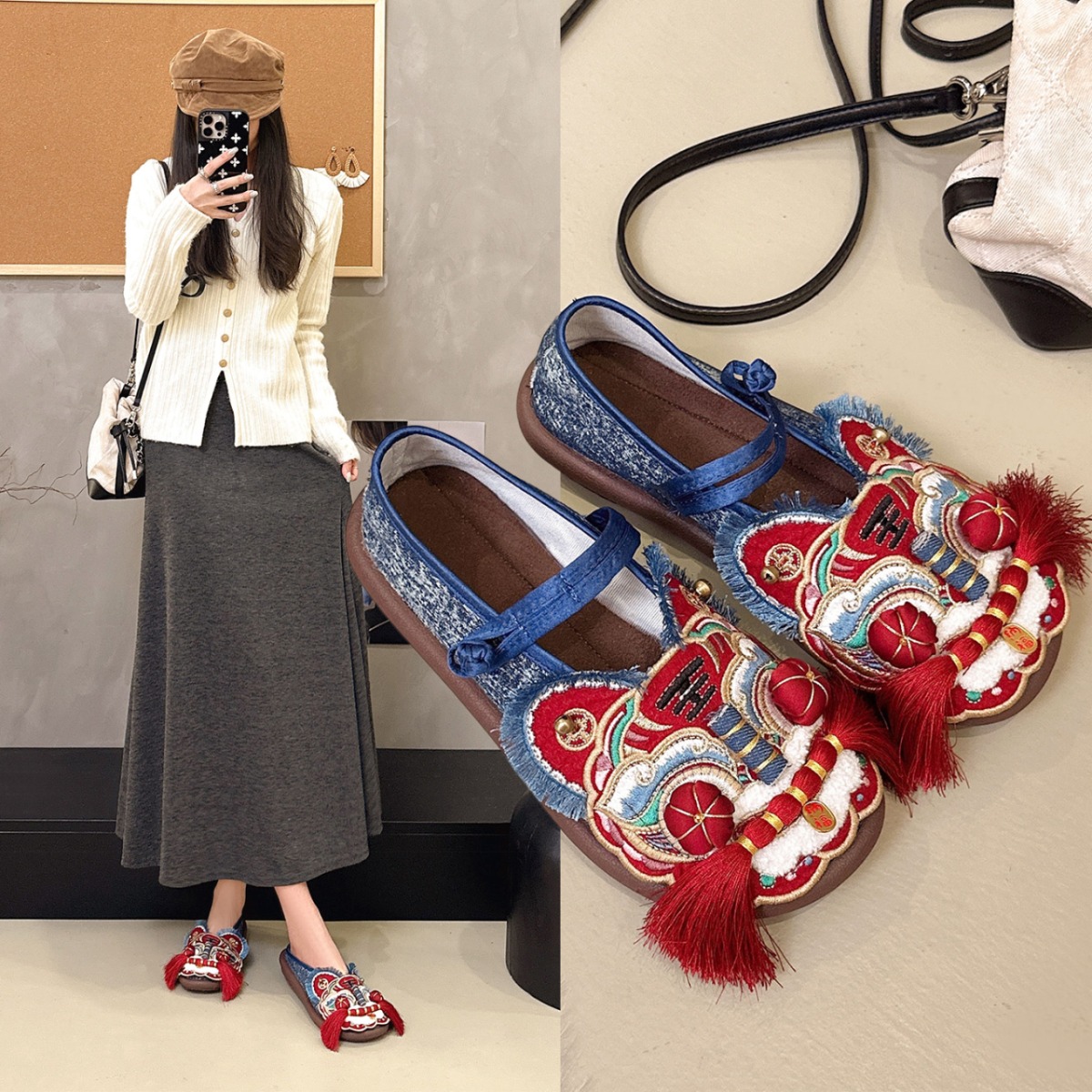 Spring/Autumn Women Retro ethn - Ethnic Fashion House ulasan dan harga