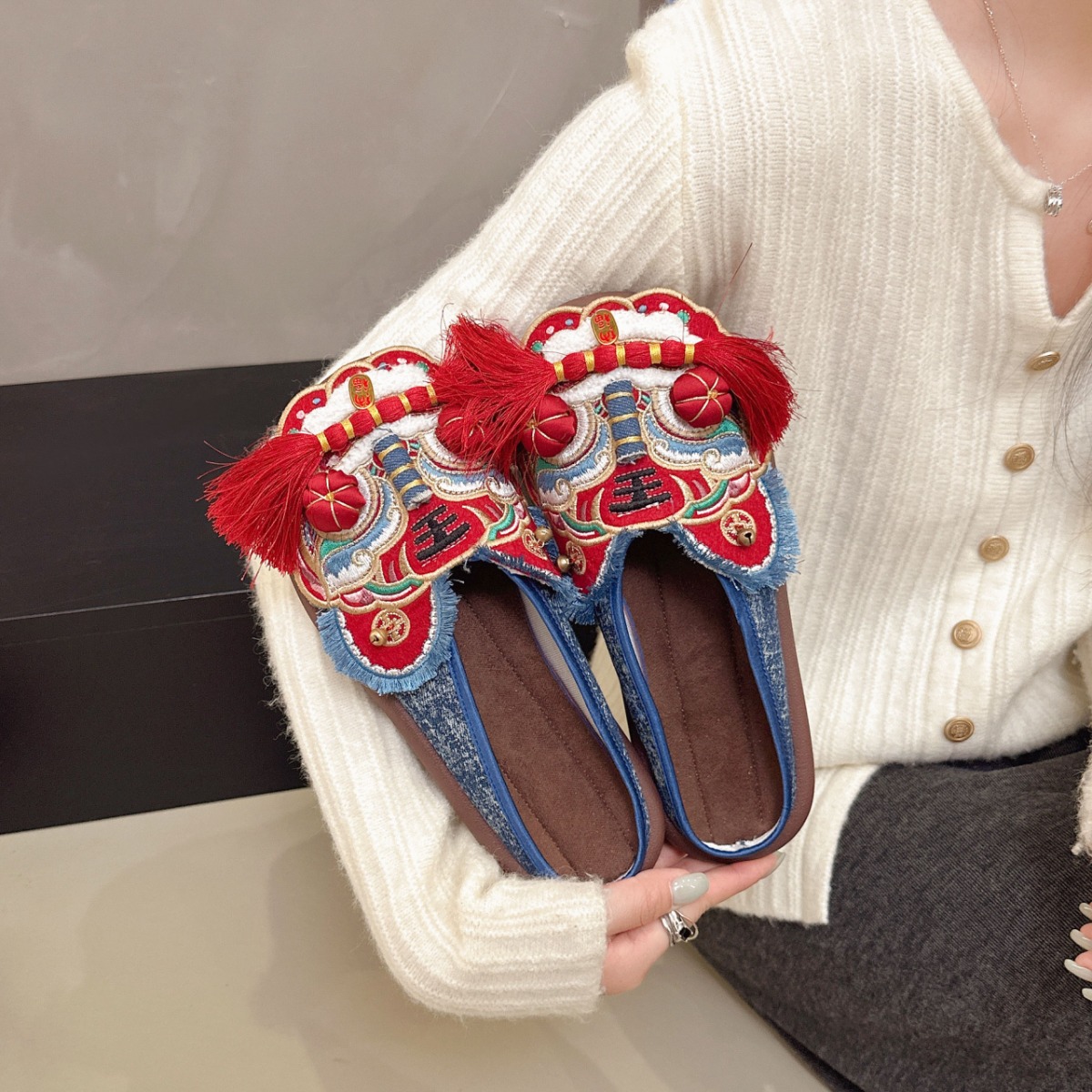 Spring/Autumn Women Retro ethn - Ethnic Fashion House ulasan dan harga