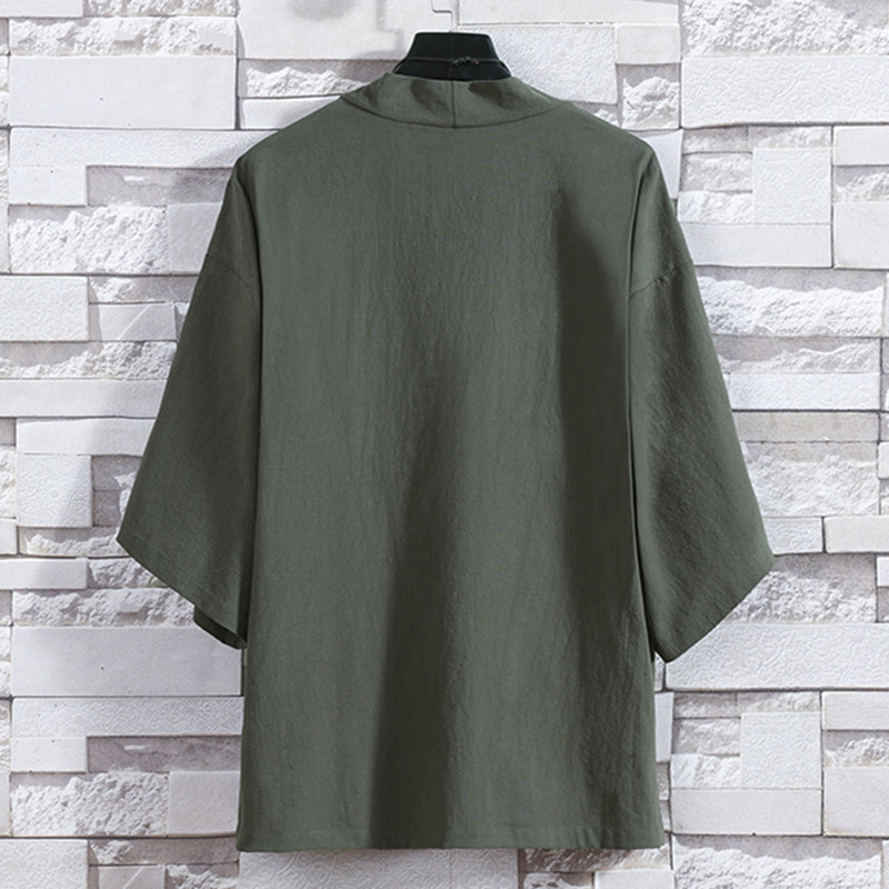 Men's Kimono Cardigan Japanese - Haori Japanese Jacket ulasan dan harga
