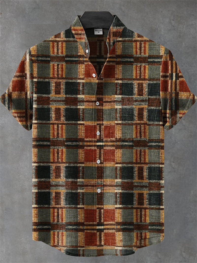 Men's Short Sleeve Shirt Vinta - Men'S Ethnic Fashion Trends ulasan dan harga