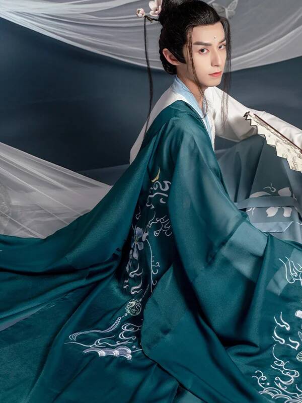 Chinese New Modern Hanfu Man T - Hanbok Modern Set ulasan dan harga