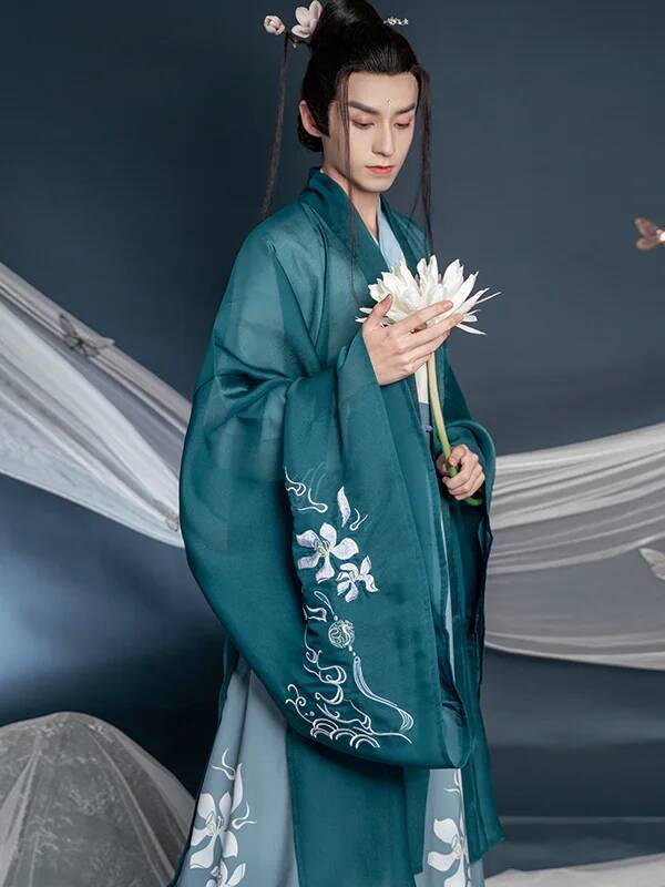 Chinese New Modern Hanfu Man T - Hanbok Modern Set ulasan dan harga