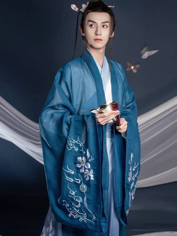 Chinese New Modern Hanfu Man T - Hanbok Modern Set ulasan dan harga