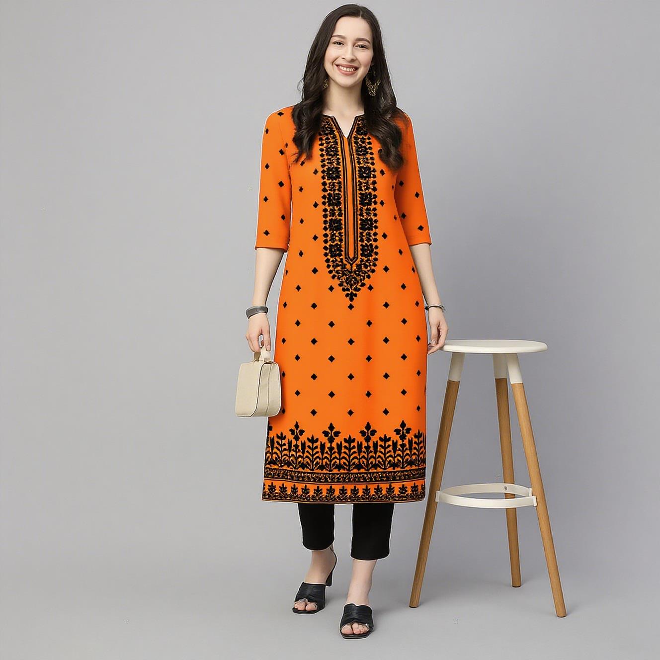 Muslim Kurt Flowers Women's Fa - Ethnic Fashion Kurtis ulasan dan harga