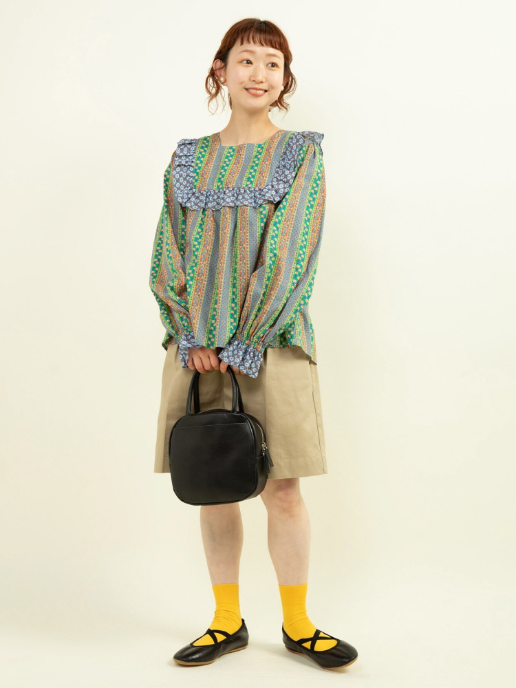 Sweet Floral Print Shirt with  - Ethnic Fashion Brand ulasan dan harga