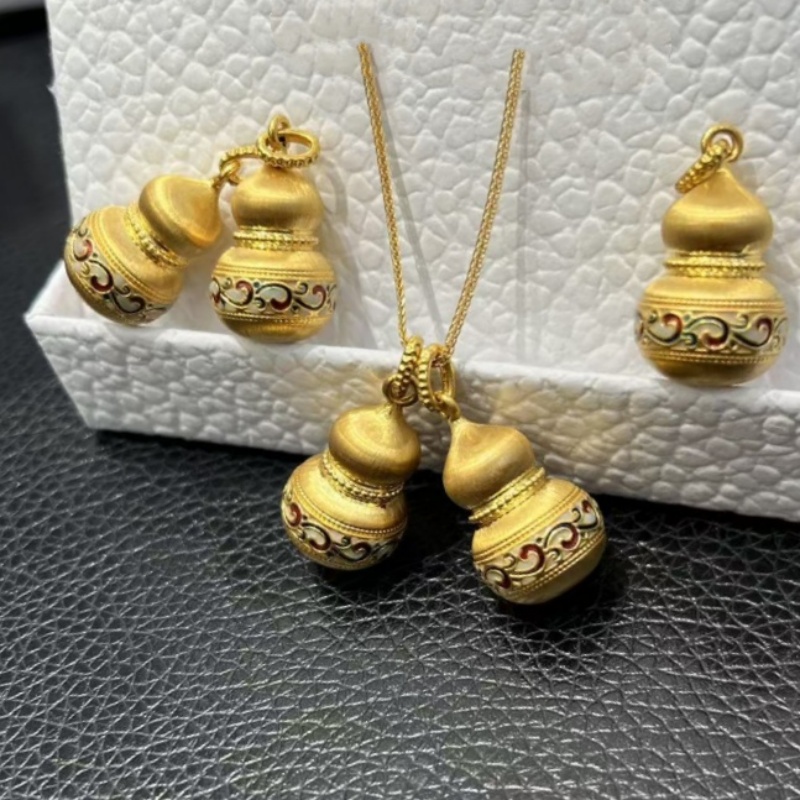 18K gold auspicious cloud gour - Ethnic Fashion Boutique ulasan dan harga