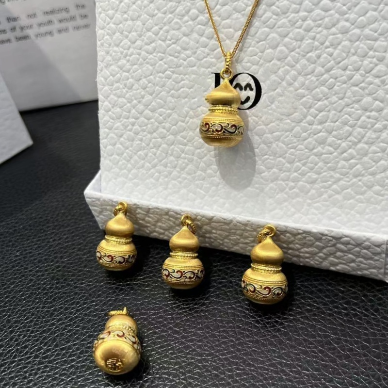 18K gold auspicious cloud gour - Ethnic Fashion Boutique ulasan dan harga