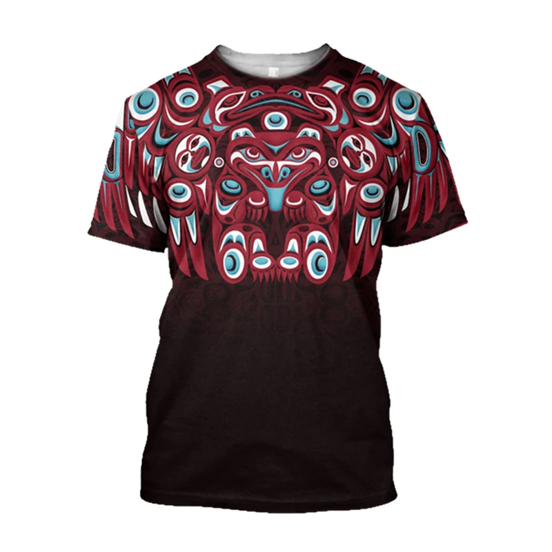 Retro Ethnic Aztec Mexico T-sh - Men'S Ethnic Fashion Trends ulasan dan harga