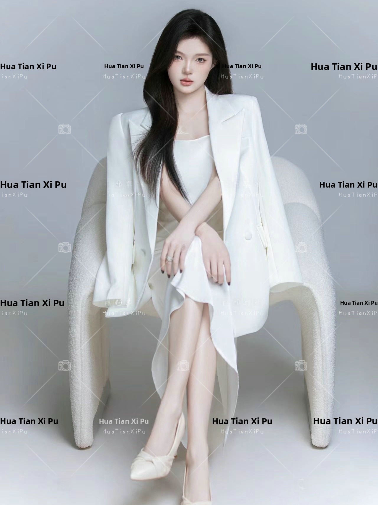 24 Studio New White Suit Theme - Ethnic Fashion Magazine ulasan dan harga