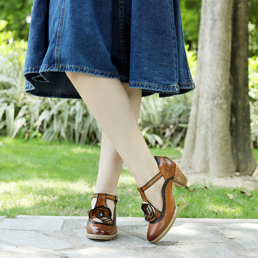 5cm Sheepskin Leather Ethnic S - Women'S Ethnic Fashion Brands ulasan dan harga