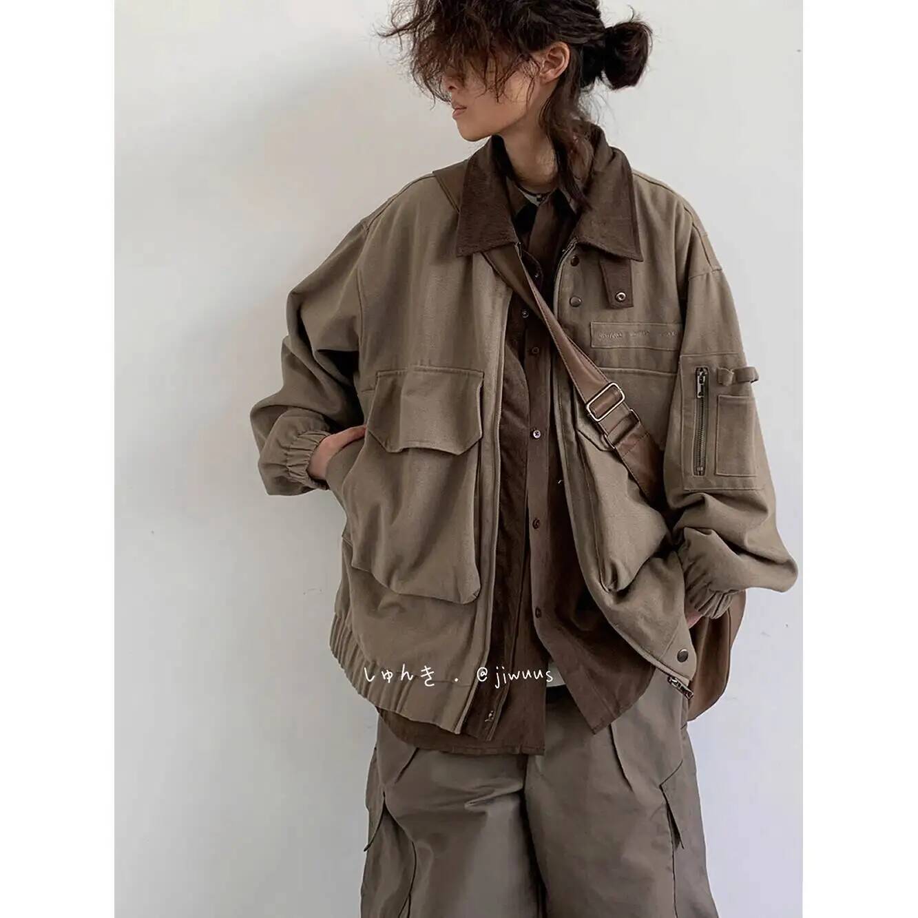 Man Jacket Spring Autumn Loose - Haori Japanese Jacket ulasan dan harga