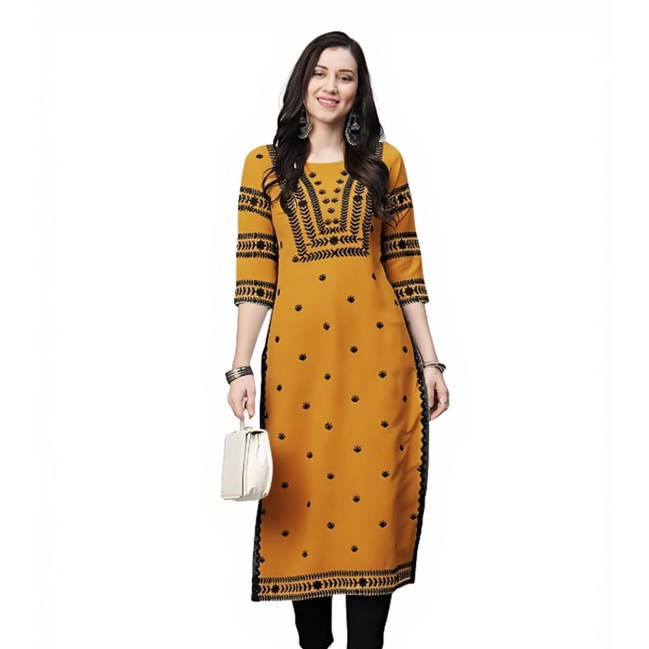 Muslim Kurt Flowers Women's Fa - Ethnic Fashion Kurtis ulasan dan harga