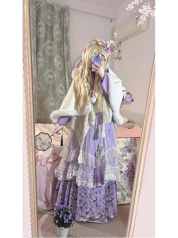 Purple Hanbok Set Daily Cute L - Hanbok Modern Set ulasan dan harga
