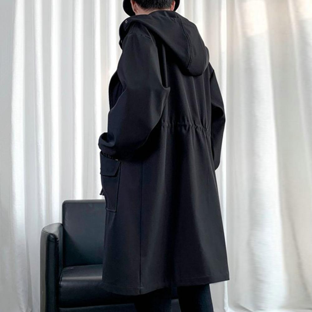 Long Trench Coat Jacket Men Au - Haori Japanese Jacket ulasan dan harga