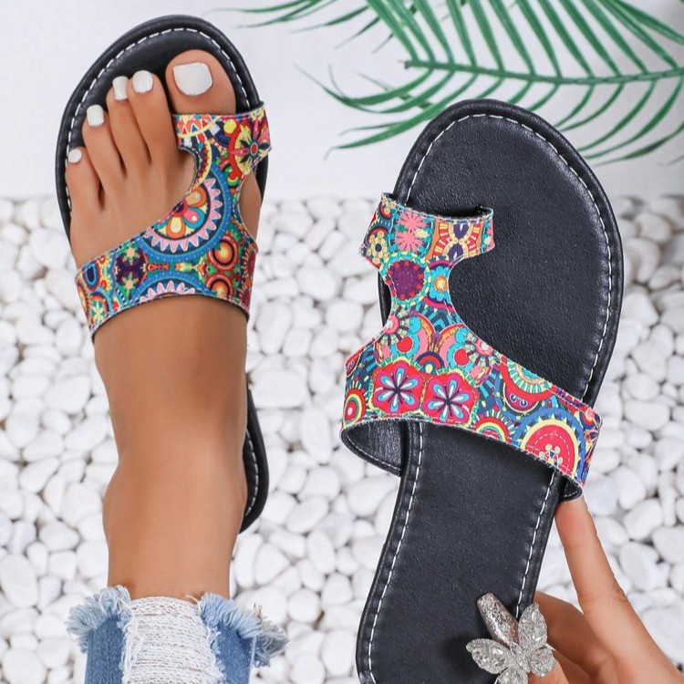 Wide Width Ethnic Flat Sandals - Women'S Ethnic Fashion Brands ulasan dan harga