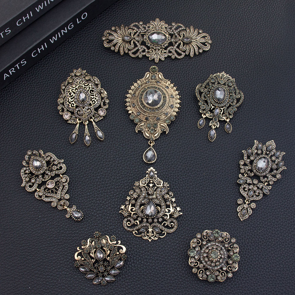 Chic Vintage Arab Kurds Brooch - Ethnic Chic Fashion ulasan dan harga