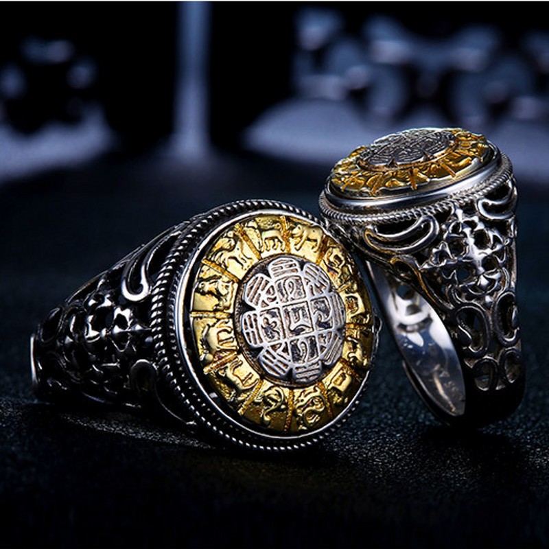 BOCAI New S925 Silver Exaggera - Men'S Ethnic Fashion Trends ulasan dan harga
