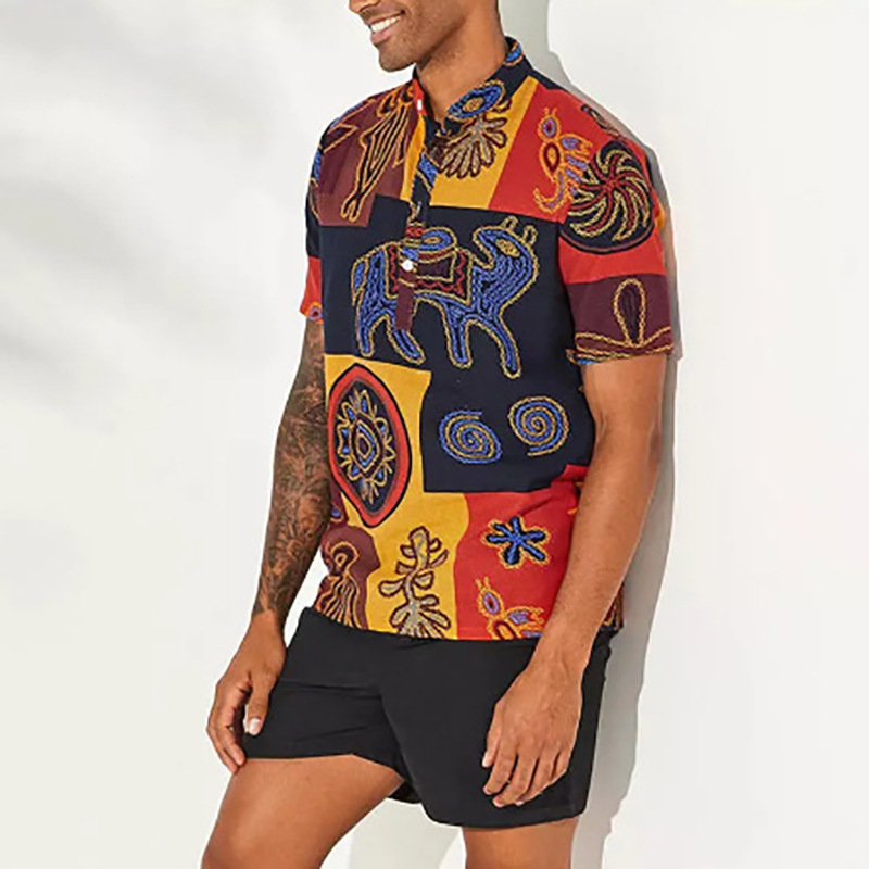 2025 summer new European and A - Men'S Ethnic Fashion Trends ulasan dan harga