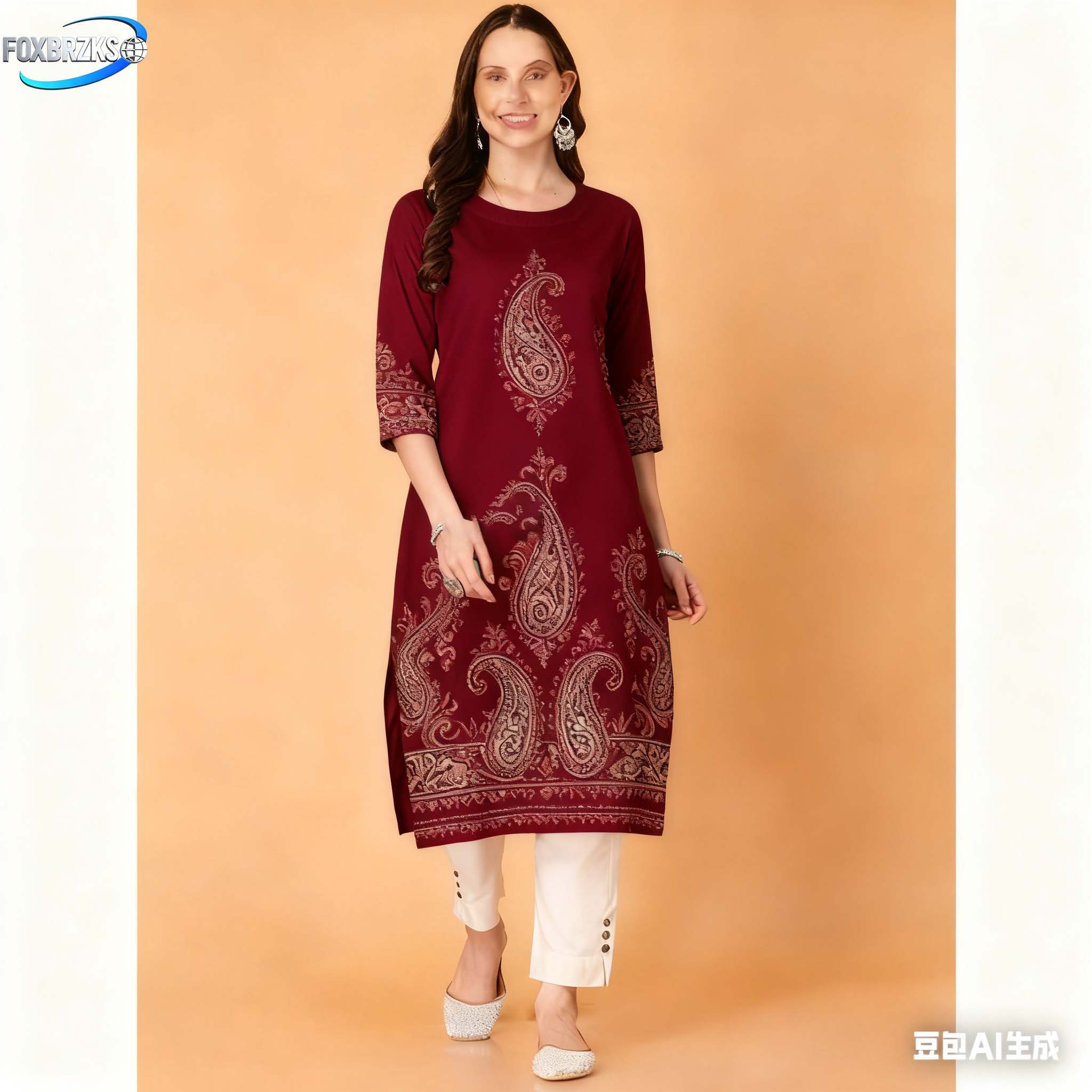 National style Kurt Women's Fa - Ethnic Fashion Kurtis ulasan dan harga