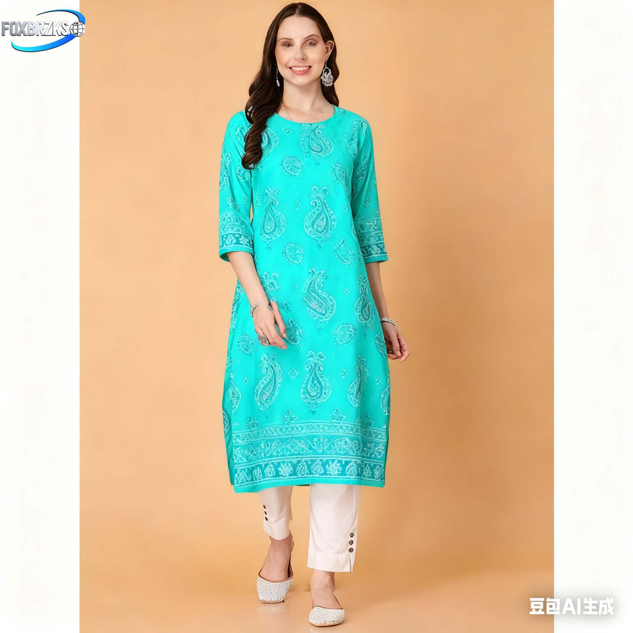 National style Kurt Women's Fa - Ethnic Fashion Kurtis ulasan dan harga