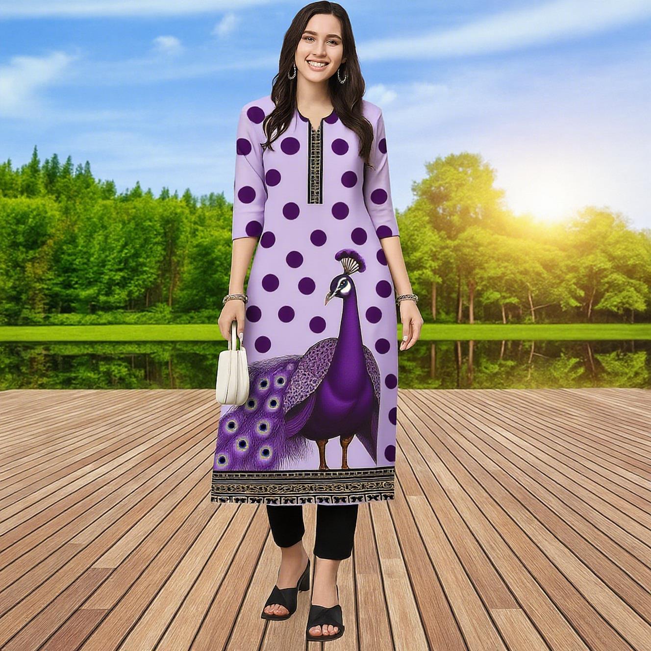 Muslim Kurt Women Casual Fashi - Ethnic Fashion Kurtis ulasan dan harga