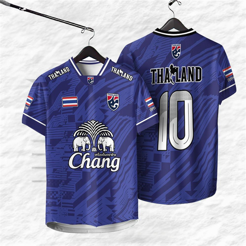 Thailand Number 10 Jersey T-sh - Thai Silk Blouse ulasan dan harga
