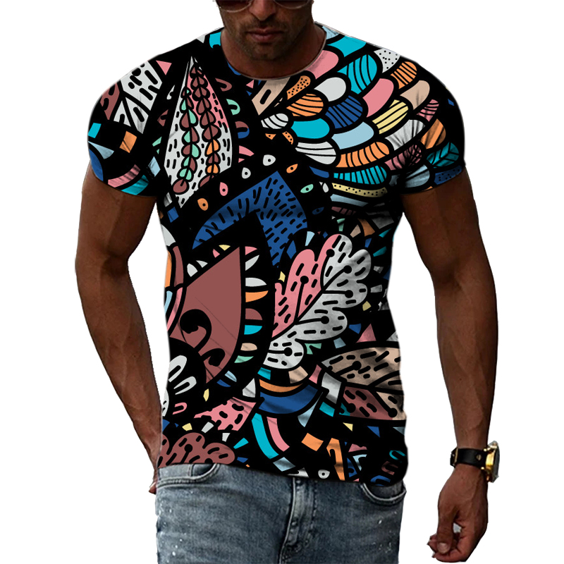 New 3D Fashion Ethnic Colorful - Men'S Ethnic Fashion Trends ulasan dan harga