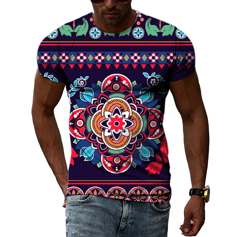 New 3D Fashion Ethnic Colorful - Men'S Ethnic Fashion Trends ulasan dan harga