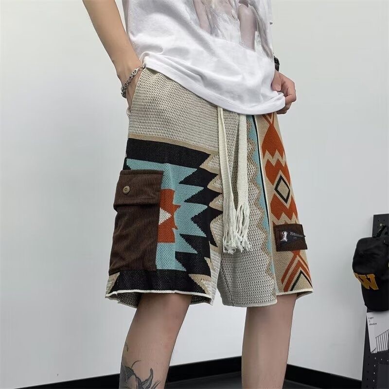 Men Knit Boho Ethnic Vintage B - Ethnic Chic Fashion ulasan dan harga