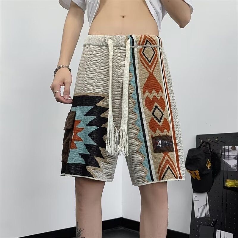 Men Knit Boho Ethnic Vintage B - Ethnic Chic Fashion ulasan dan harga